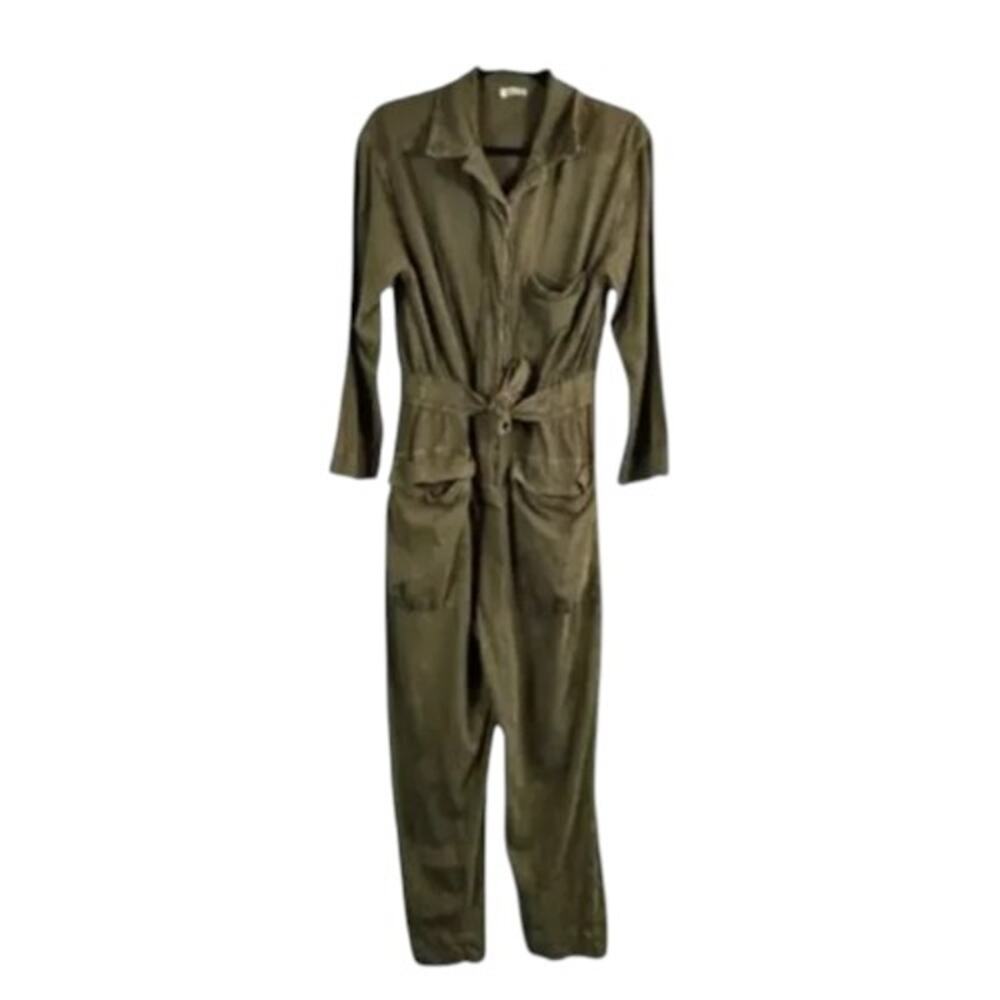 Free People More LIke This One-Piece Jumpsuit Olive Green Size Small